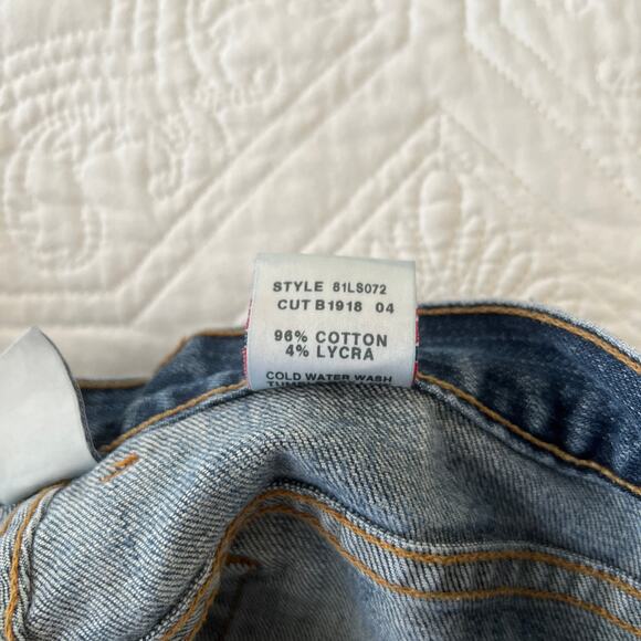 Lucky Brand Dungarees Denim Bootcut Jeans Size 10 81LS072 - Picture 9 of 10